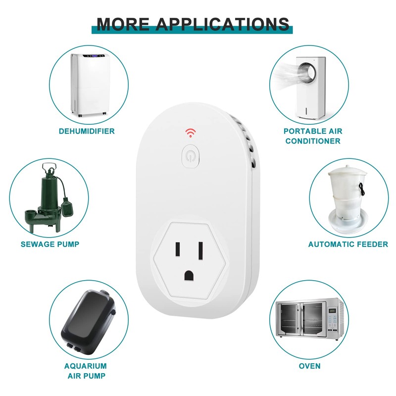 Briidea Power Failure Alarm with LED Indicator & 80dB Siren,
