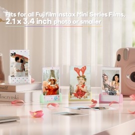 12 Pack Mini Polaroid Picture Frames, 2x3 Small Photo Frame for Fujifilm Instax Mini Instant Films, Valentines Day Gifts for Women Men Her Him, Little Polaroid Photo Frames for Wallet Size Picture
