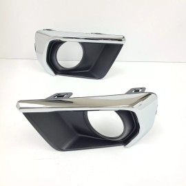 Mechanic Force Front Fog Lights Kit Fit 2021 2022 Chevy Colorado Wire Chrome Bezel Switch Relay