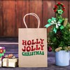 easykart labels 30 Christmas Kraft Gift Bags for Holiday Paper