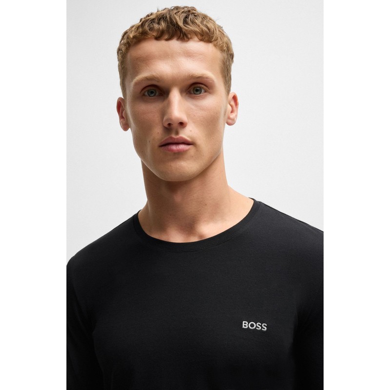 BOSS Men's Mix & Match LS R T-Shirt, Black 1