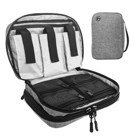 GUYTRENDz Tech Organizer Travel Case - Electronics Bag for Cables, Chargers & Accessories - Compact & Durable Cable Organizer Pouch for Ultimate Cord Storage Solution