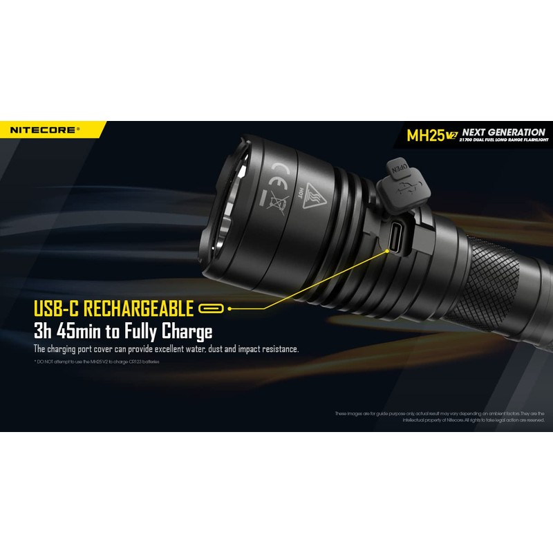 Nitecore MH25 V2, Black