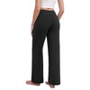 DLOODA Wide Leg Yoga Pants Women Elastic High Waisted Lounge