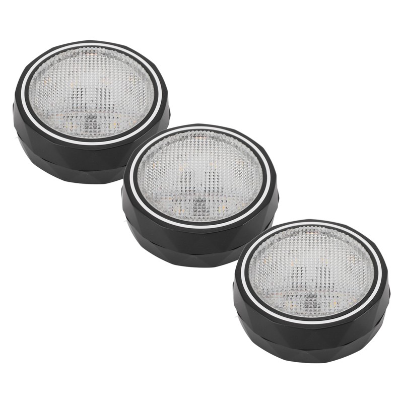 RGB Puck Lights with Remote Control Battery Powered Easy To