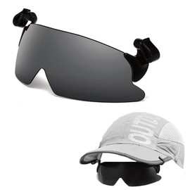 Freell Flip Sunglasses, Cap Clip, Hat, Flip-up Glasses, Over Glasses, Cap Shader, Sports, Outdoors, Fishing, Cycling, Driving, Unisex, One Size Fits Most