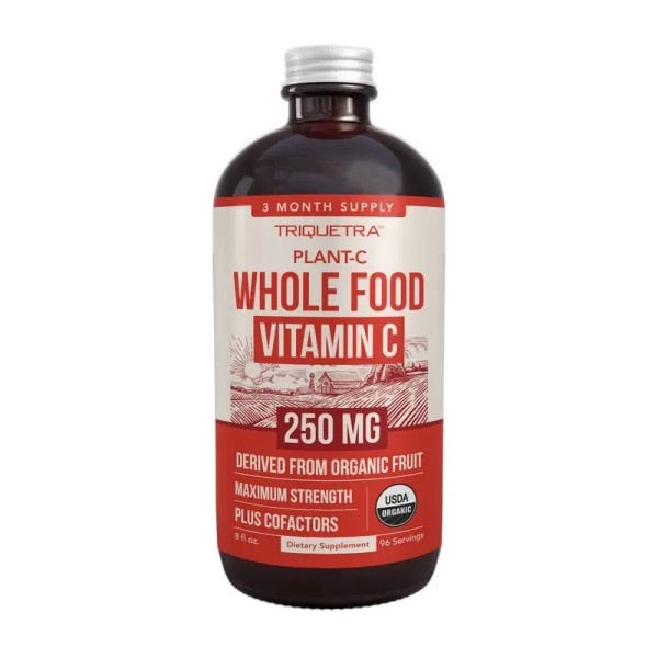 Organic Vitamin C Liquid | 250 mg Whole Food Vitamin