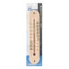 Shinwa Sokutei M-023 48481 Thermometer, Analog, Wall Mounted, Wood