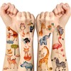 Children's Animal Tattoo Set, 255 Pieces, Colourful Temporary Tattoos