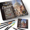 Castle Arts Coloured Pencils Set, Pack of 24