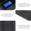 SEIVI Camera Battery Single Charger with LCD Display USB Intelligent