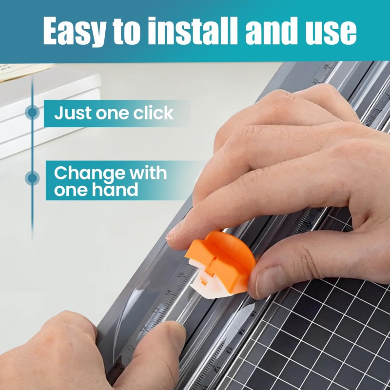 12 Pcs Paper Cutter Replacement Blades Efficient Paper Trimmer Blades