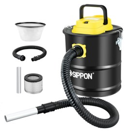 SIPPON Ash Vacuum Cleaner, Pellet Stove Vacuum Cleaner with Blower Function, 800W Powerful Suction 2.6 Gallon All-in-One Ash Vacuum for Fireplaces, Pellet Stoves