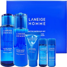 2-piece set Laneige Homme Actiz Water Skin + Lotion Men's Cosmetics Set Gift / 2종세트 라네즈 옴므 액티즈 워터 스킨+로션 남성화장품세트 선물