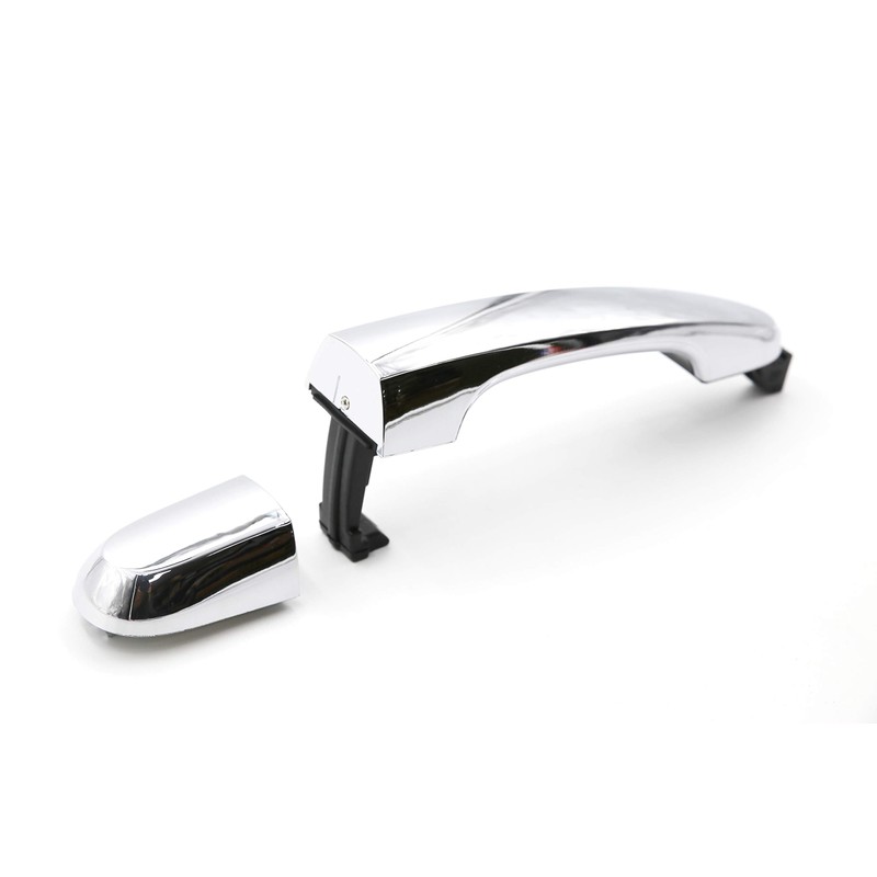 Set of 2 Rear Side Pair LH RH Chrome Door