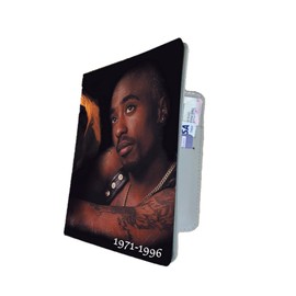 Gangsta Rapper-Shakur Hip Hop Icon Passport Case Holder Gift