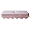 Pink 12-Egg Blank Styrofoam Carton - 125 Pack