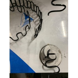 Galaxy Supply Inc. Zig Zag- Springs 8 Gauge 23" x 2 pcs,Plus Special Package 5 pcs 7 Holes Clip +10 pcs Stay Wire Clips + 5 feet of Springing Wire for All Upholstery Use