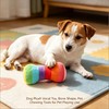 Tiosen 2Pcs Dog Plush Vocal Toy, Bone Shape, Pet Chewing