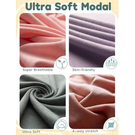 Newborn Baby Coming Home Outfit Set - Soft Modal Knotted Gown Sleepers with Hat, Hello World Sign & Headband, Hospital Newborn Photography Outfits Easy Diaper Change Gowns for Baby Shower Clothes