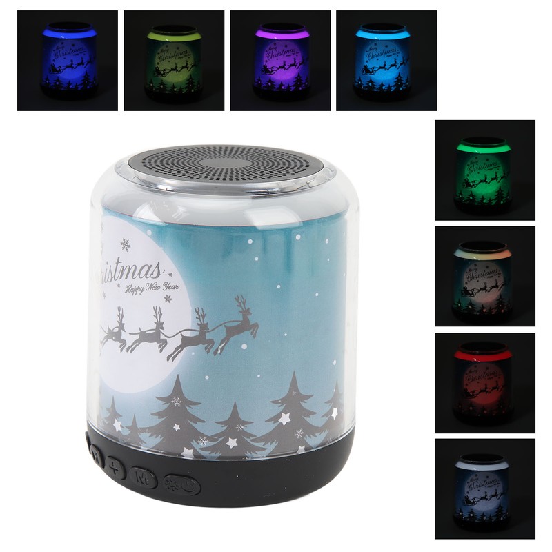 Wireless Bluetooth Speaker Christmas Look HD Stero Sound Portable Speaker