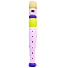 keepdrum KFL1PK Pink Purple Lilac Wooden Flute for Children Kids