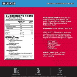 BSN CELL MASS 2.0 50 SERV BLUE RAZ