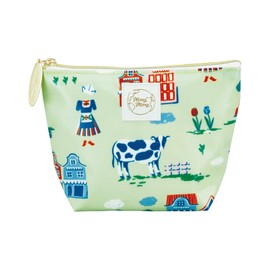 Marushin 0785004100 Pouch, Small Items, Meny Netherlands, World, Pastel, Cute, Cosmetic Pouch