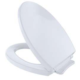 TOTO® SoftClose® Slow Close Elongated Toilet Seat and Lid, Cotton White - SS114#01