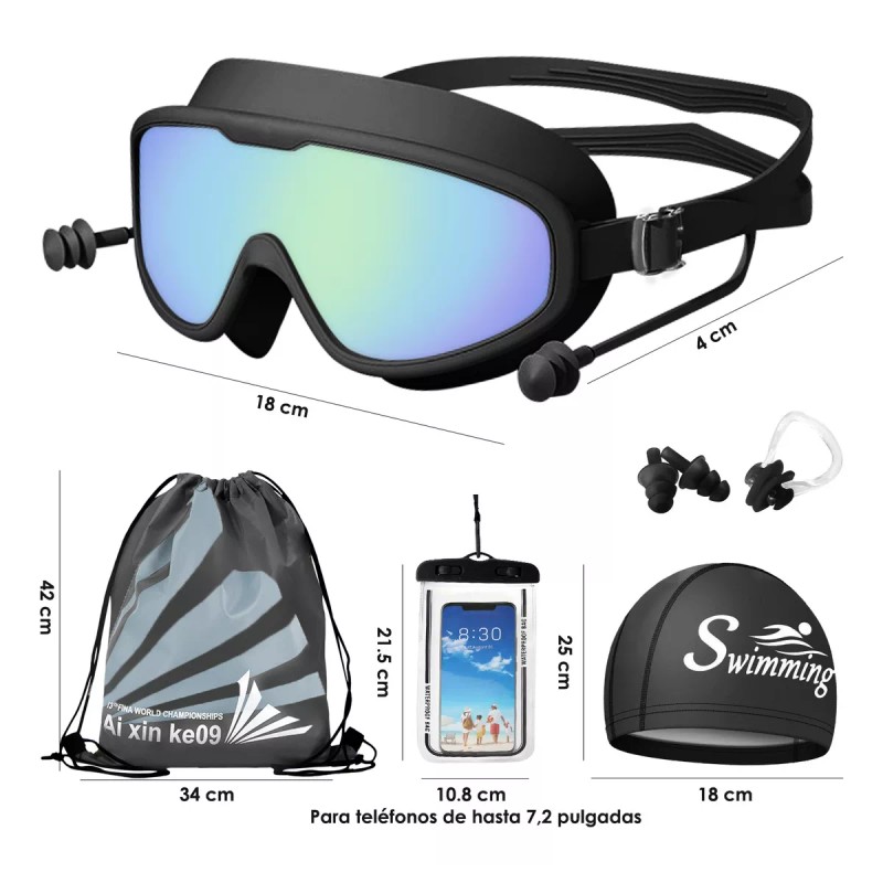 Retolit Gafas De Natación Para Adultos Con Protección Uv 6