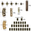 Queta Viking Rune Beads, Nordic Beard Beads, Braiding Beads, Hair