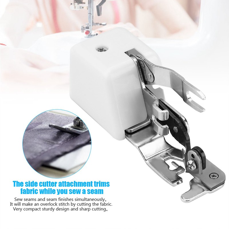 Side Cutter Overlock Presser Foot Sewing Machine Attachment for Feiyue