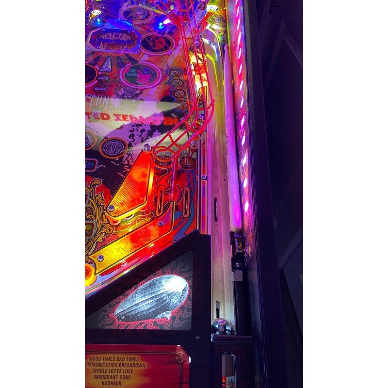 LED ZEPPELIN Pinball MAGNETIC DRUM STICK MOD