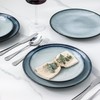 LERATIO Ceramic Dinner Plates Set of 6, 10.5 Inch Handmade