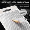 Double Sided 304 Stainless Steel & Wheat Straw Cutting Board,