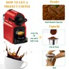 CAPMESSO Reusable Espresso Capsules Refillable Coffee Pod Stainless Steel Cups