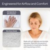 Remedy, White Microbead Pillow For Sleeping and Travel