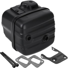 ZAMDOE Chainsaw Exhuast Muffler kit for Husqvarna 340 345 346XP 350 351 353 for Jonsered 2150 2153 Replace 544028301 544028302 503862803 503862703 503204587, with Mounting Screw Gasket Bracket Screw