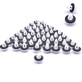 51418224768, 51411973500, Door Trim Panel Retainer Clips, Replacement for 3, 5 Series M3 M5 X3 X5 X6 Z4 E46 E90 E71 E70 E66 E63 E36 320i 325Ci 325i 325xi 328Ci 328i 525i 530i M3 X5 (Pack of 50)