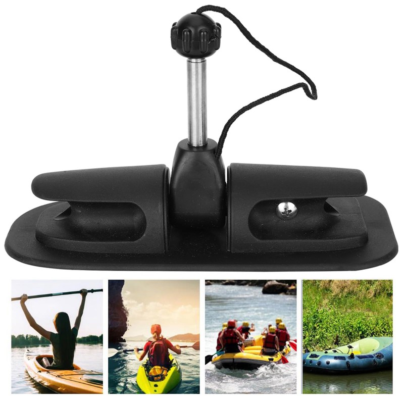 Oar Lock Mount, Inflatable Boat Oar Locks Patches Black for
