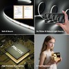 PAUTIX COB LED Strip Light Daylight White 6000K 16.4ft UL
