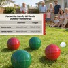 TELURY Bocce Ball Set 100mm Regulation Size and Weight for