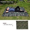Camouflage Outdoor Portable Tent Tarp,Nylon Fabric Waterproof Picnic Mat,Anti-UV,as a