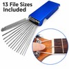 13 Sizes Metal Guitar Saddle File Set – Precision String