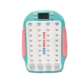 Yumekawa Pop Rhythm Toy, For Children, Sound Game, Educational Rhythm Tap, Portable, Instruction Manual (English Language Not Guaranteed) 6 Years Old and Up, Christmas, Japanese Instruction Manual