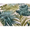 1KDreams Cotton Tablecloth with Leaves and Palm Trees Design 130