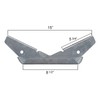 A.A 2 Pack Pontoon Wing Bunk Bracket for Boat Pontoon