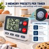 Dual Digital Kitchen Timer for Cooking & Baking – Independent