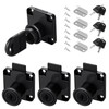 Faankiton 4 Sets Security Drawer Locks, Security Cam Lock 22mm,