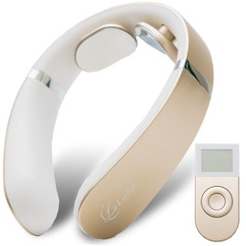 La Luna Neck Care, Neck & Shoulders, Warming Goods, Lightweight, Practical, Featured on TV, Neck Relaxation, Warming, Ems, Wife, Husband, Birthday, Anniversary, Gift, Relaxation Device, Women, Men, Wedding Gift, Father, Mother, Gold